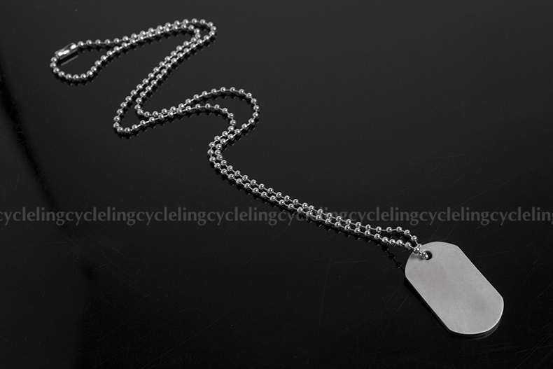 Titanium Dog Tag Necklace Titanium Dog Tag Necklace
