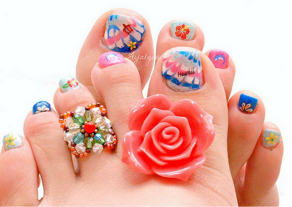 Toe Nail Art Design