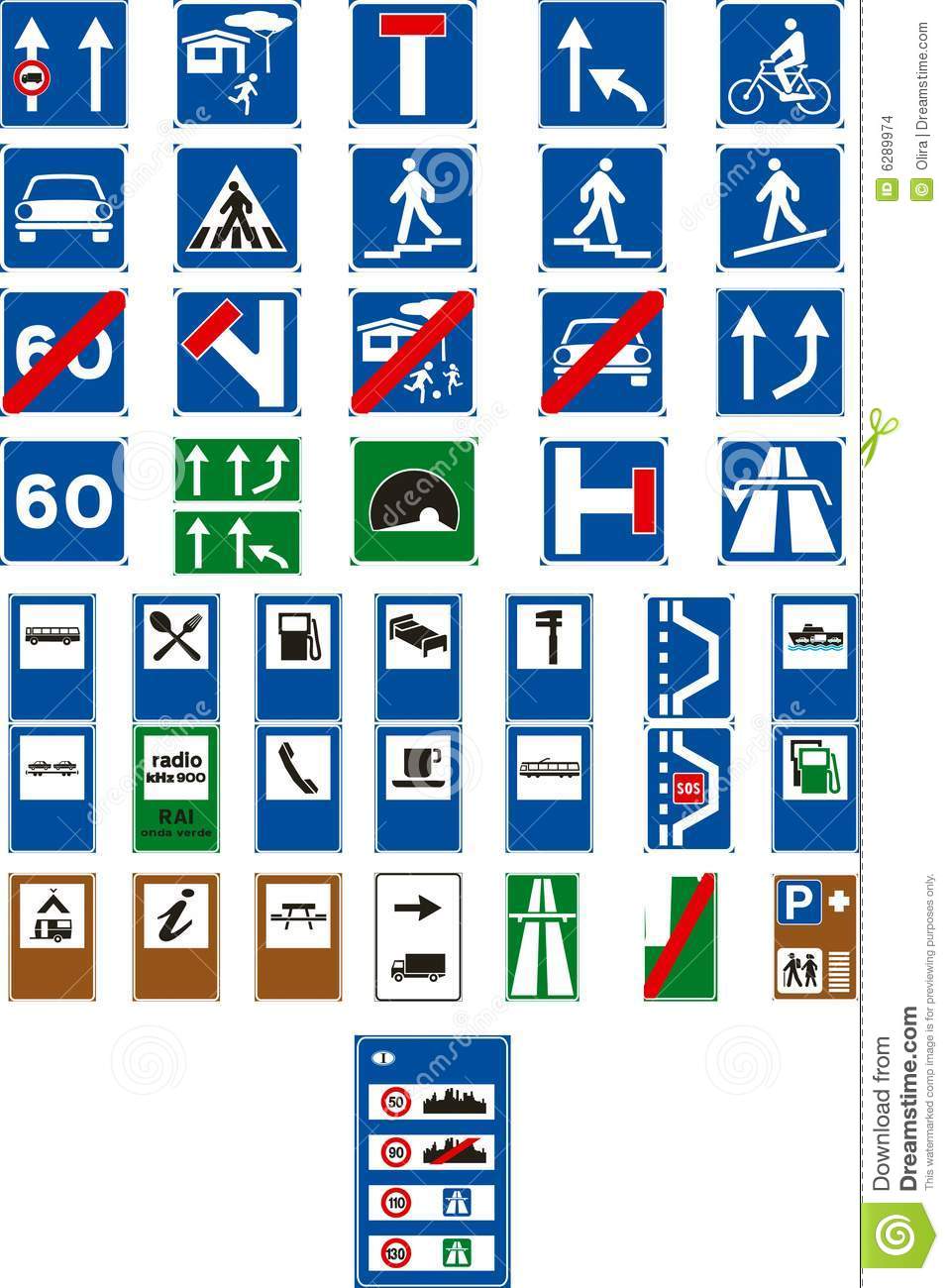 Vector Traffic Signs