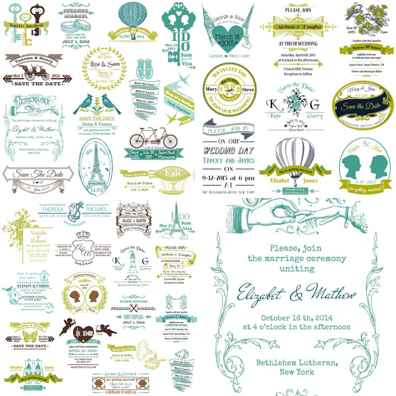 Vector Wedding Design