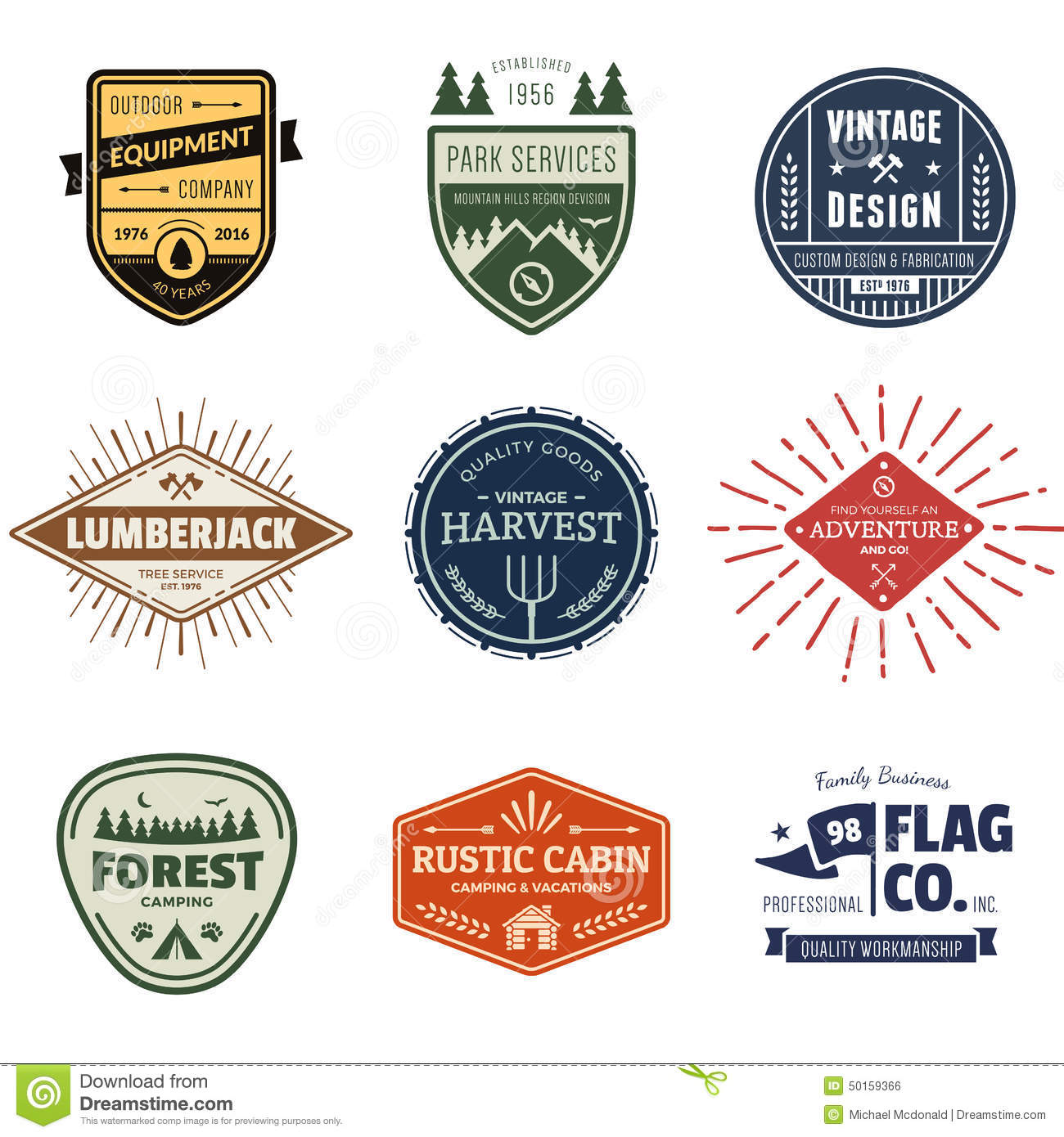 Vintage Badge Graphics