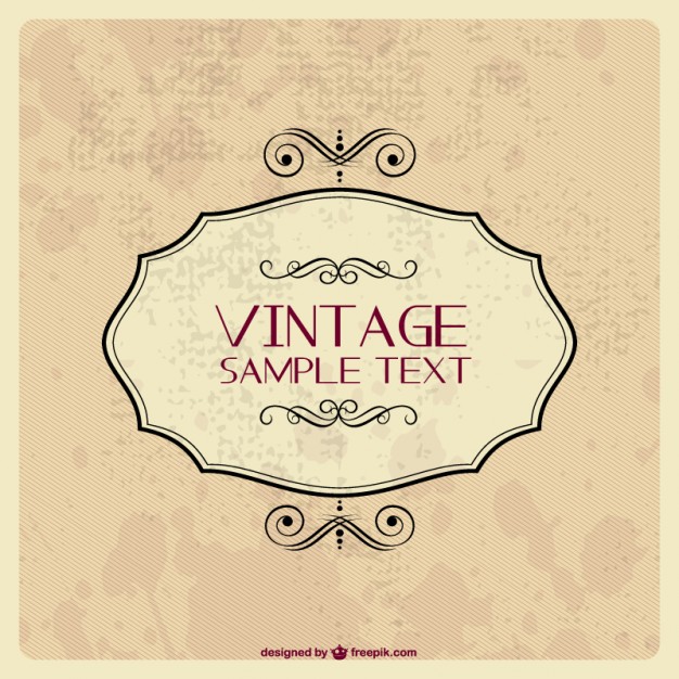 Vintage Banner Vector Free