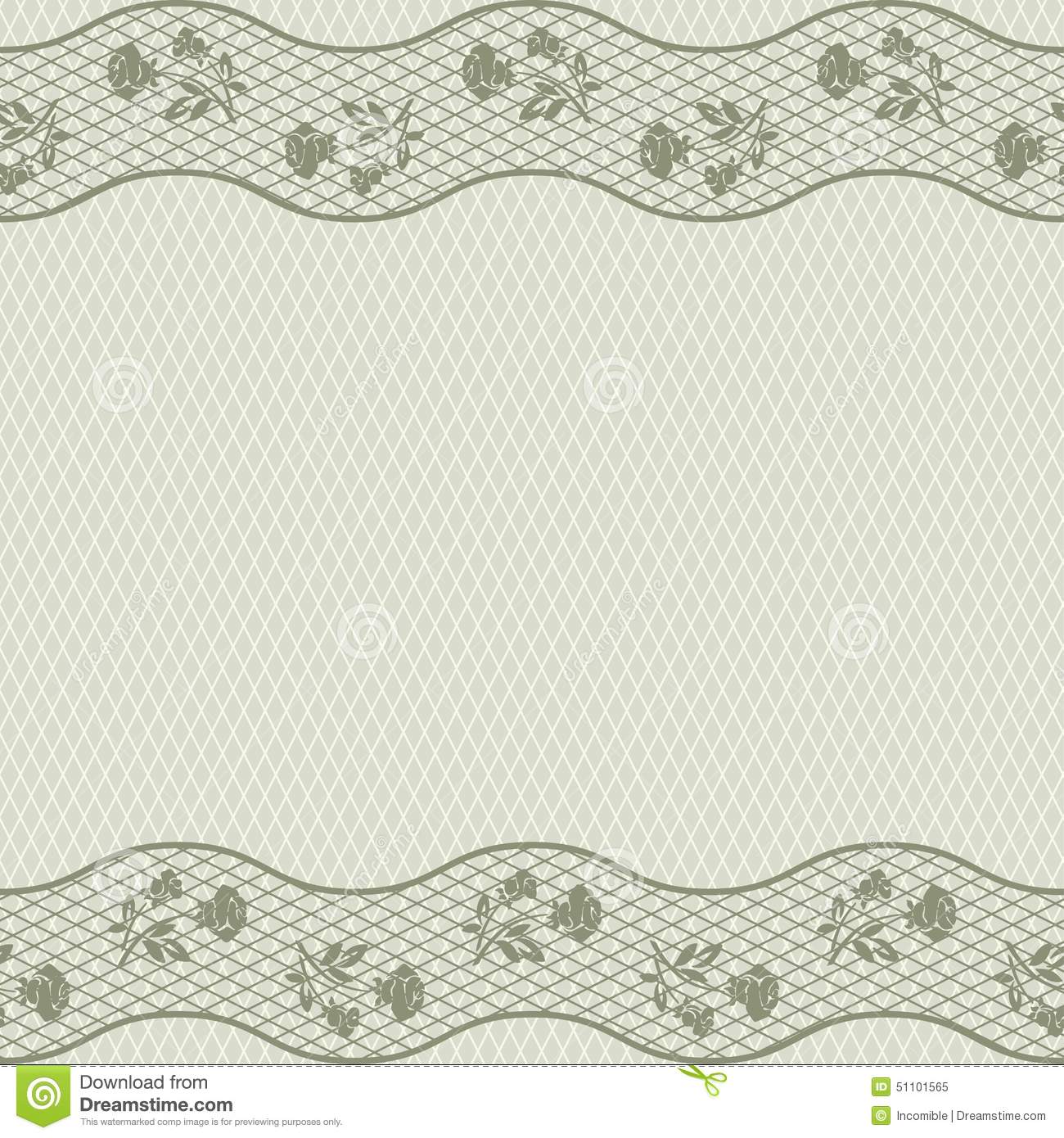 Vintage Flower Lace Vector