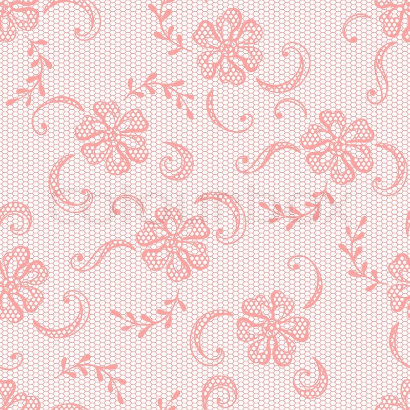 Vintage Pink Lace Texture