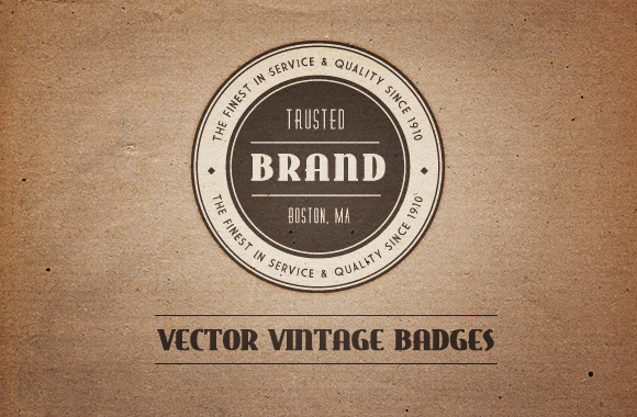 Vintage Vector Badges
