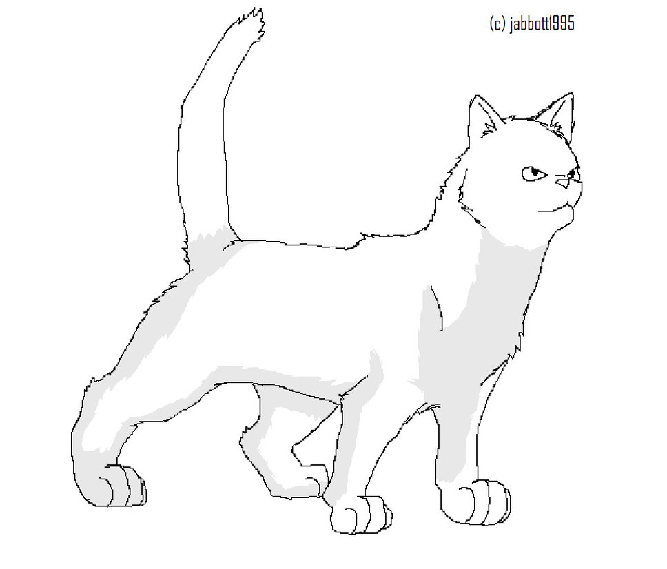 Warrior Cats Line Art