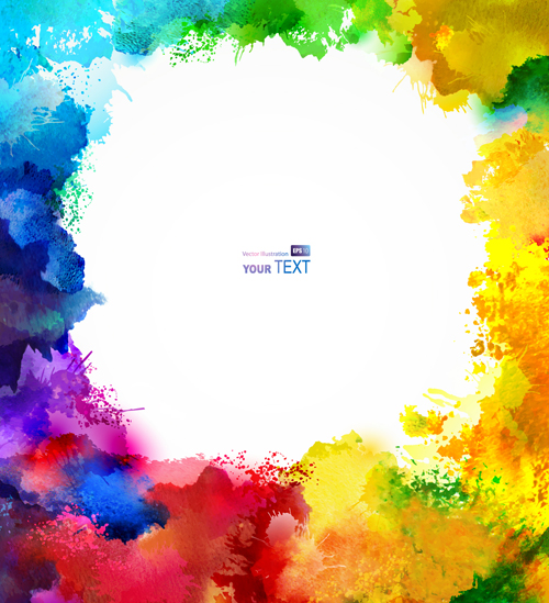 Watercolor Splash Vector Free