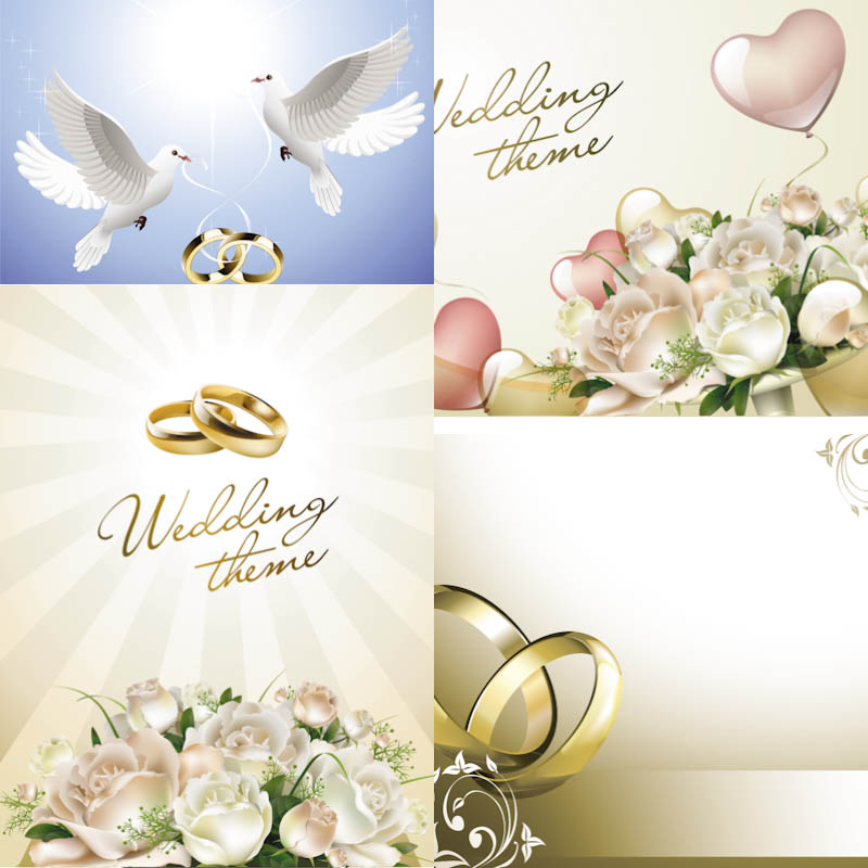 Wedding Invitation Vector Art