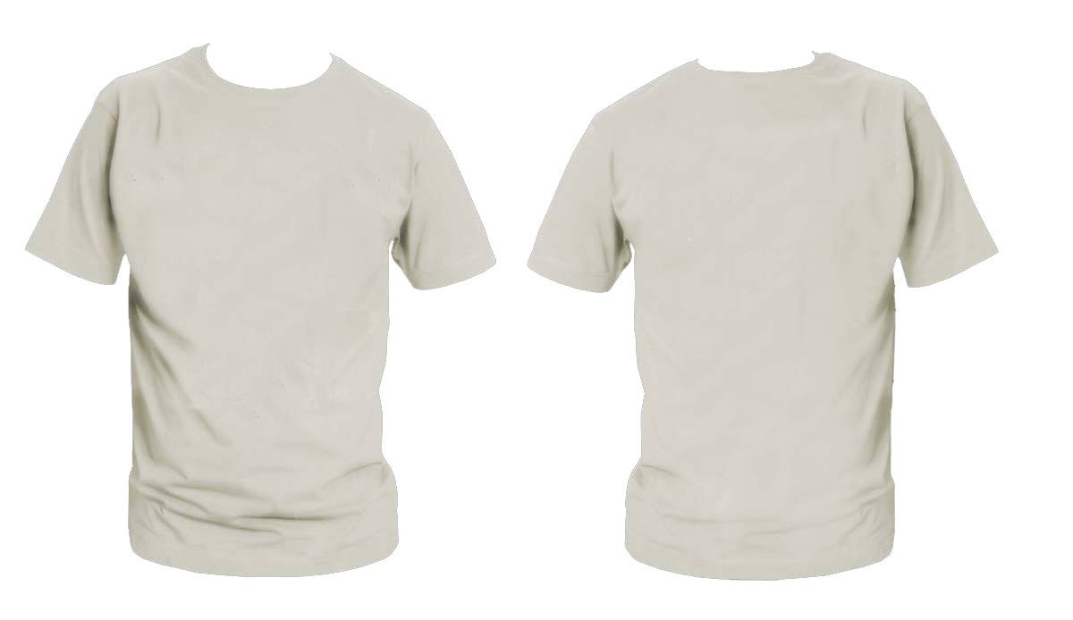 White Shirt Template Front and Back