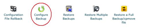 WHM Backup Options WHM Backup Options