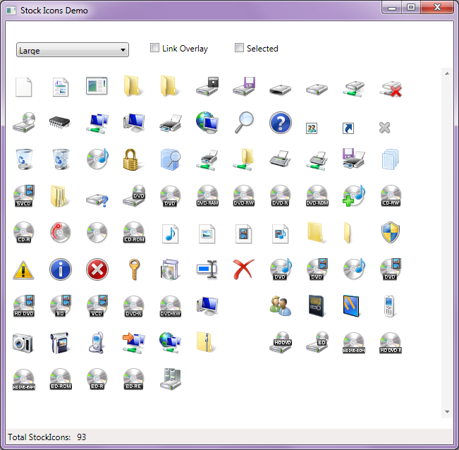 Windows 7 Icon Meanings