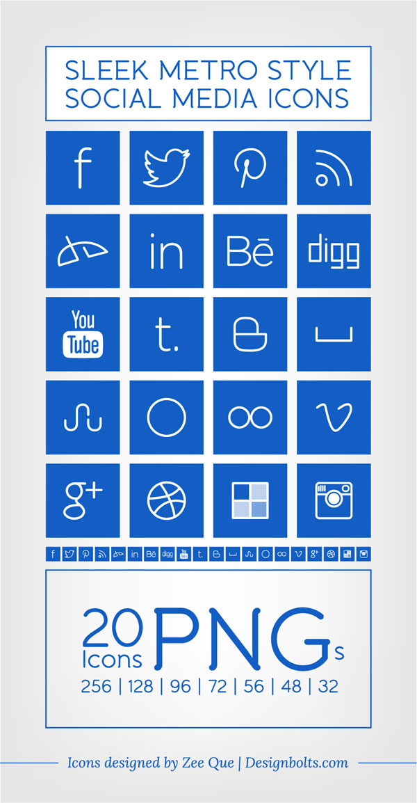 Windows 8 Metro Icons Social
