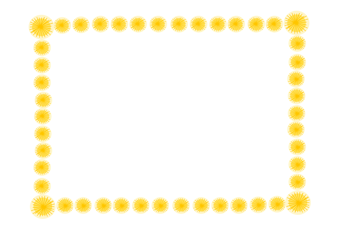 Yellow Flower Borders and Frames Yellow Flower Borders and Frames