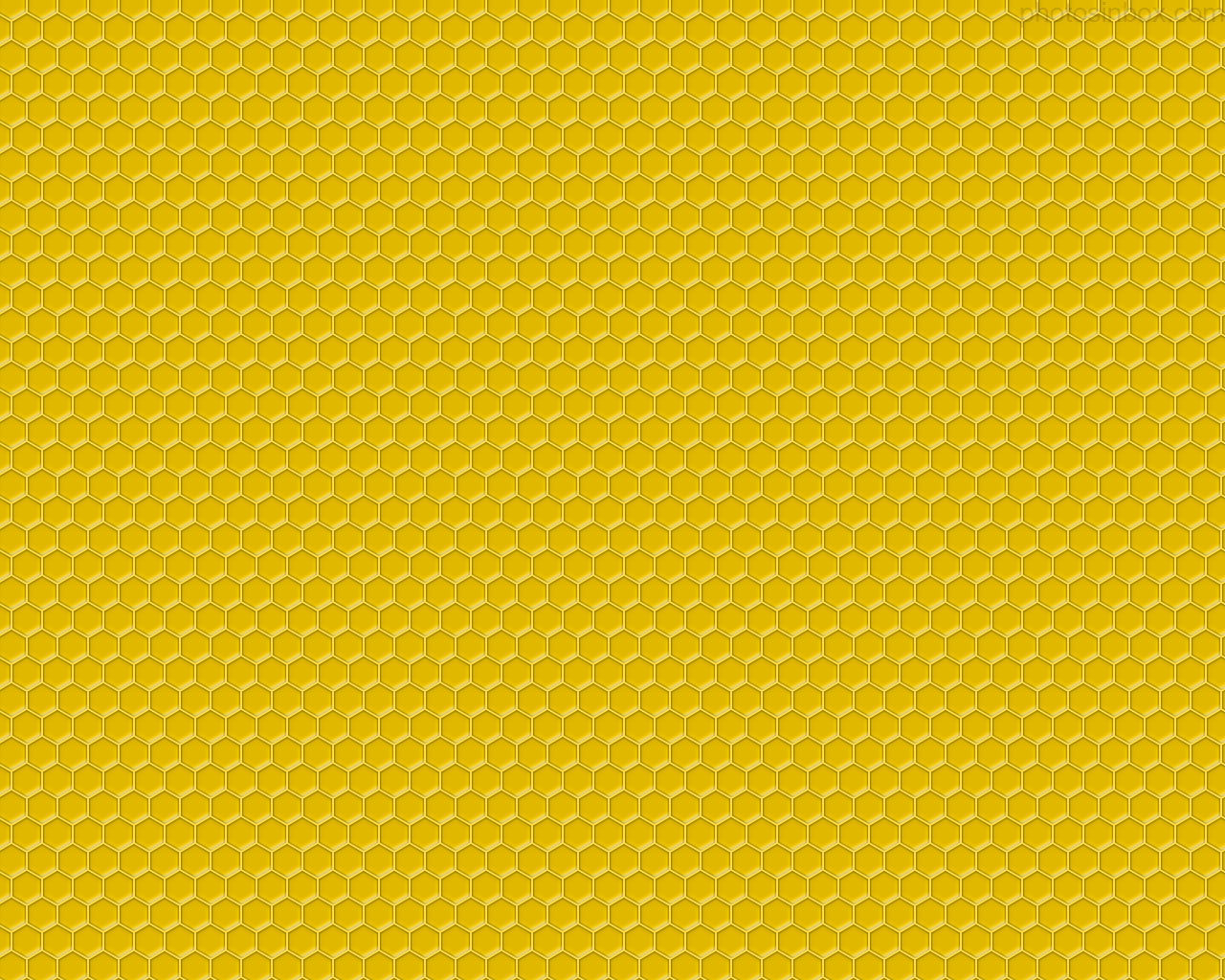 Yellow Honeycomb Texture