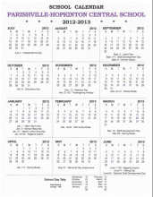 2013-14 School Year Calendar