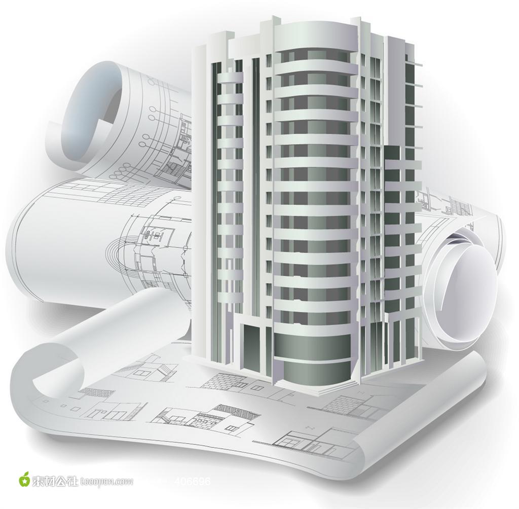 3D Building Construction Drawing 3D Building Construction Drawing