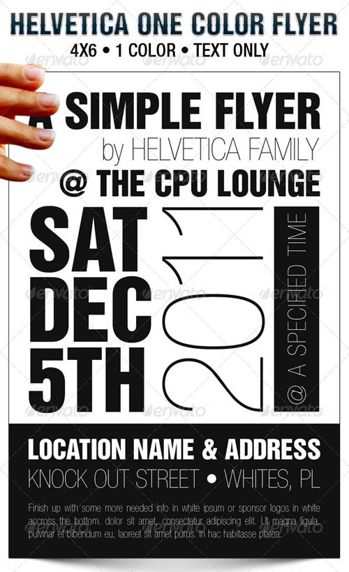 4X6 Flyer Template 4X6 Flyer Template