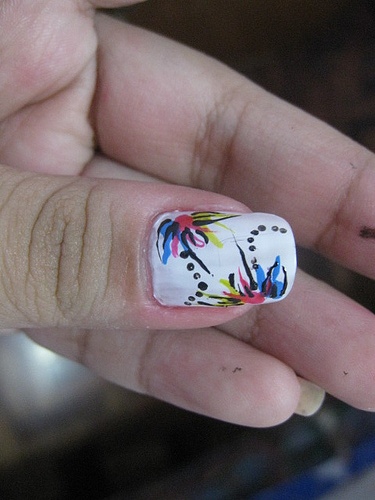 Abstract Nail Art Design