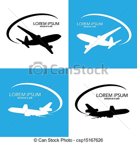 Airplane Symbol Vector