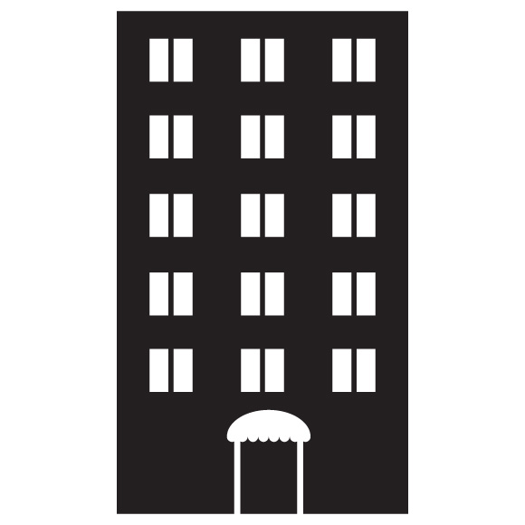 Apartment Building Vector