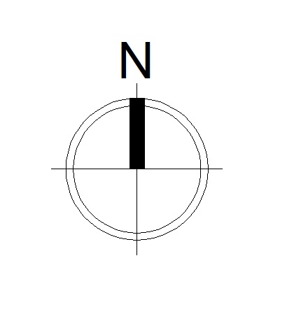 Architectural North Arrow Symbol Architectural North Arrow Symbol
