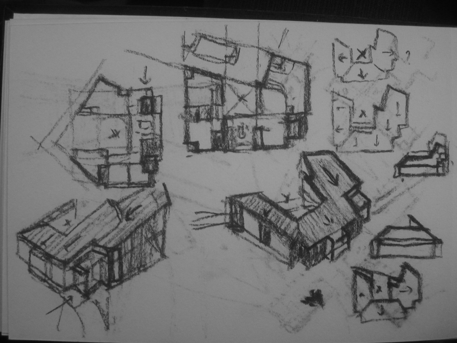 Architecture Design Concept Sketches