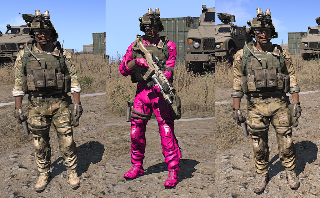 Arma 3 Custom Character Template