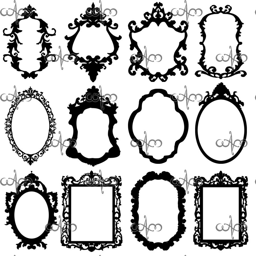 Baroque Frame Clip Art