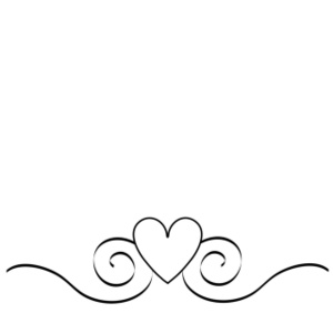 Black and White Heart Clip Art Borders