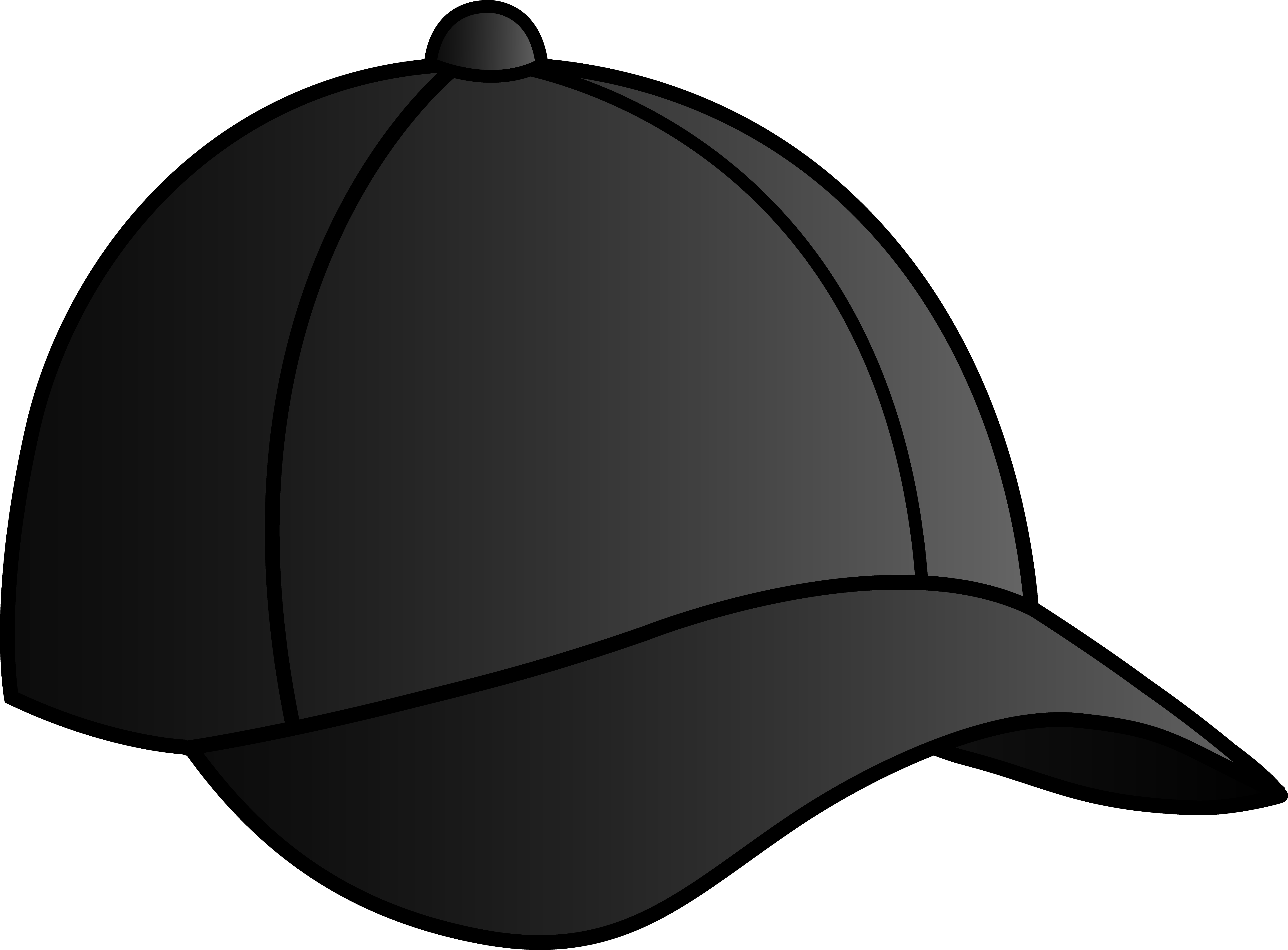 Black Baseball Cap Clip Art