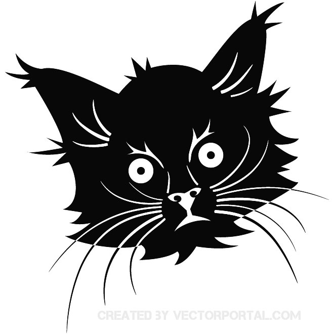 clip art cat head - photo #48