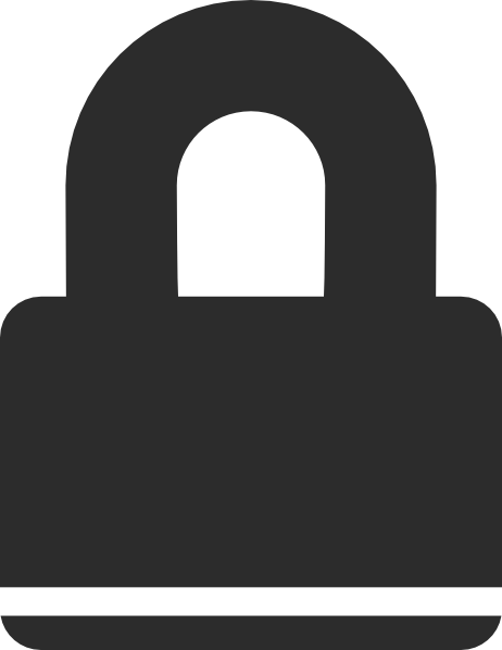 Black Lock Icon