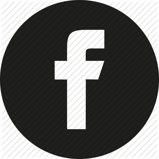 Black Round Facebook Icon Black Round Facebook Icon