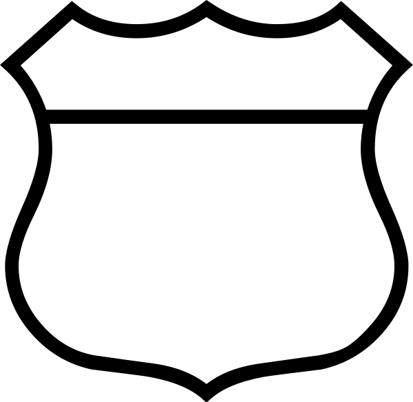 Blank Police Shield Template