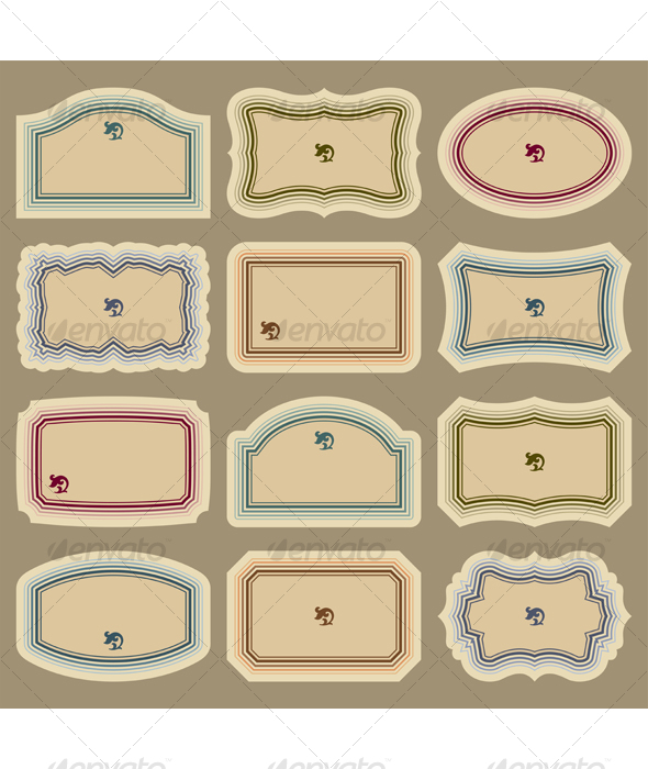 Blank Vintage Labels Blank Vintage Labels