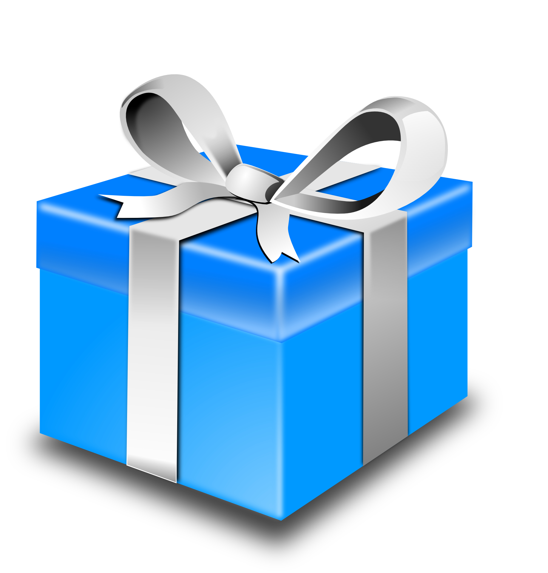 Blue Gift Boxes