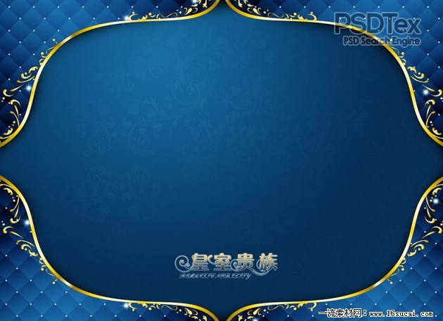 Blue Wedding Background Design