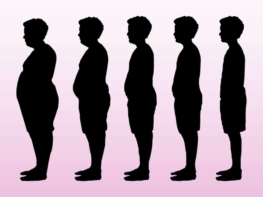 Body Shapes Weight Loss Clip Art