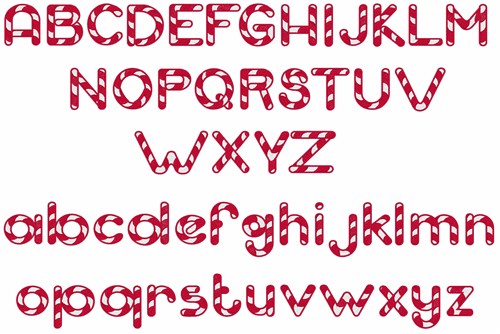 Candy Cane Font Free