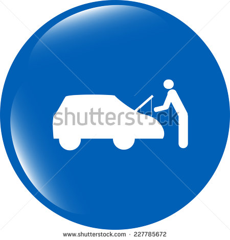 Car Icon Button Web