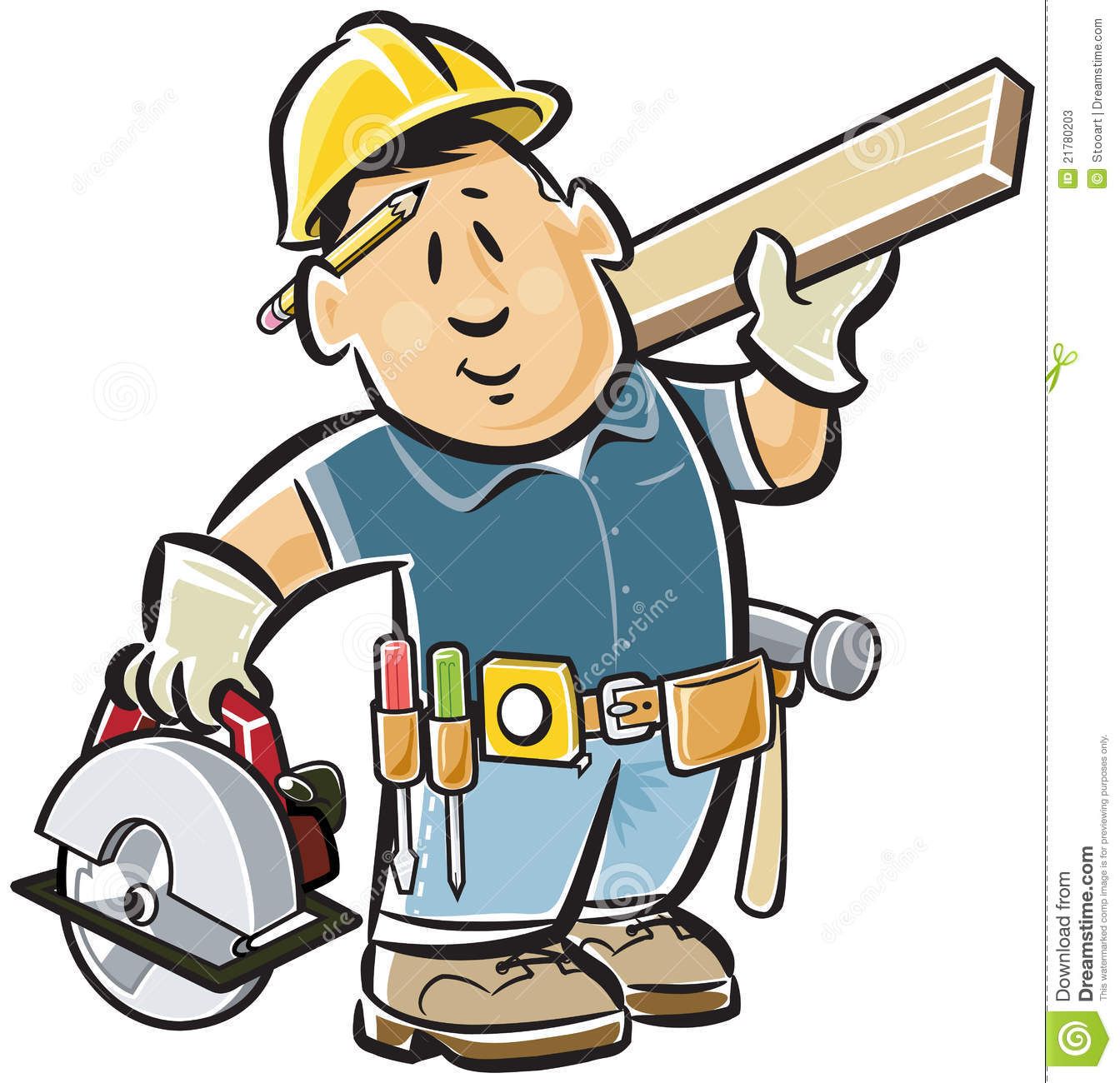 Carpenter Handyman Clip Art Free