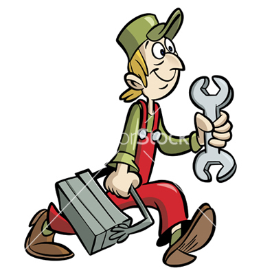 Cartoon Handyman Clip Art