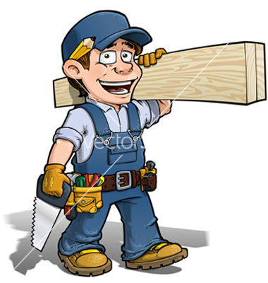 Cartoon Handyman Clip Art