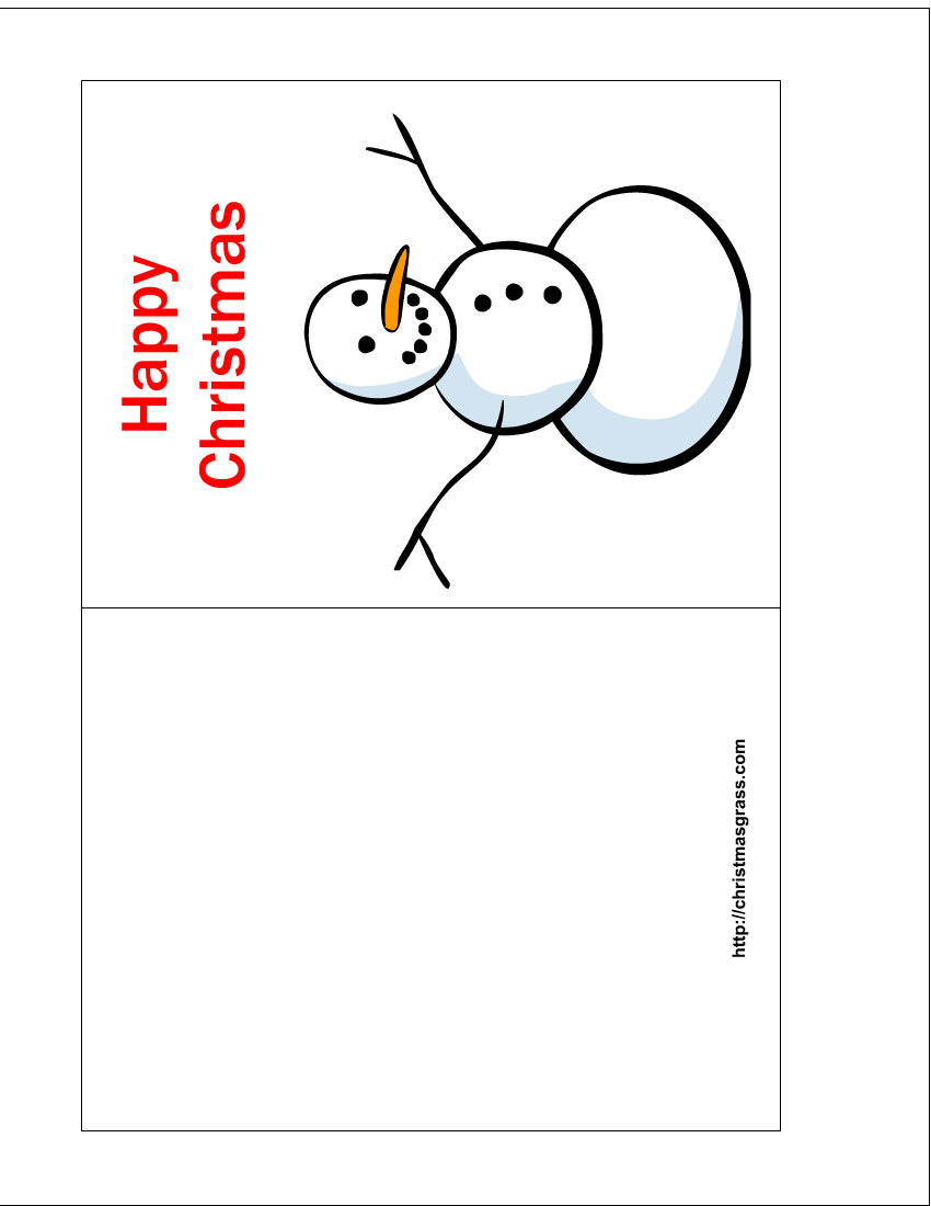 22 Free Printable Christmas Card Templates Images - Free Printable Pertaining To Free Templates For Cards Print