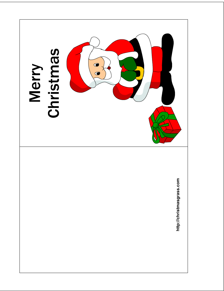 Free printable xmas card templates