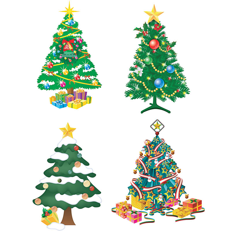 Christmas Tree Vector Art