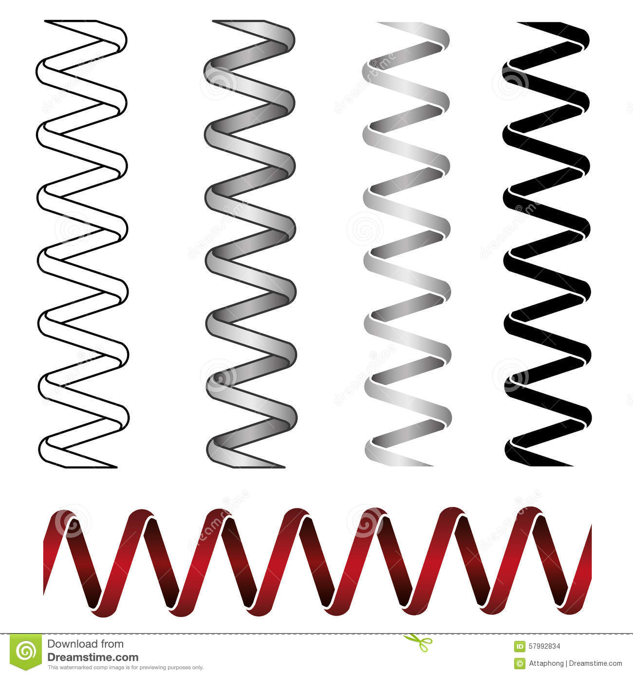 Coil Spring Vector