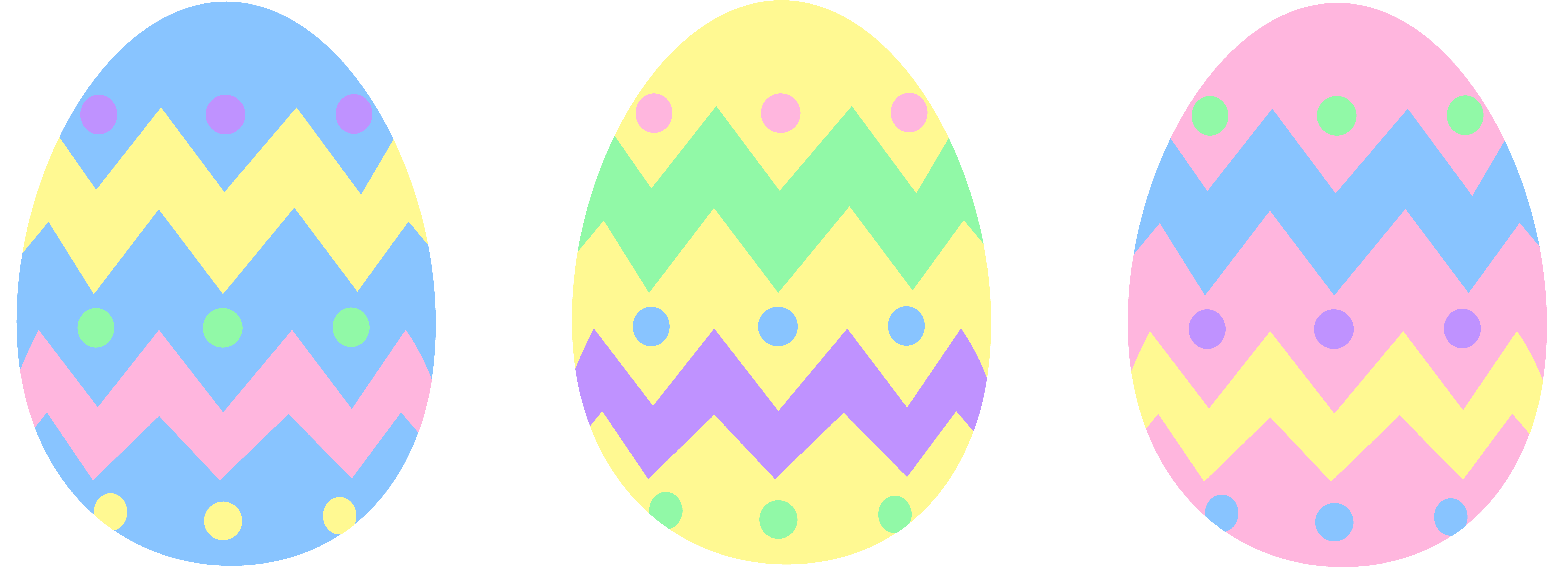 Color Easter Egg Clip Art