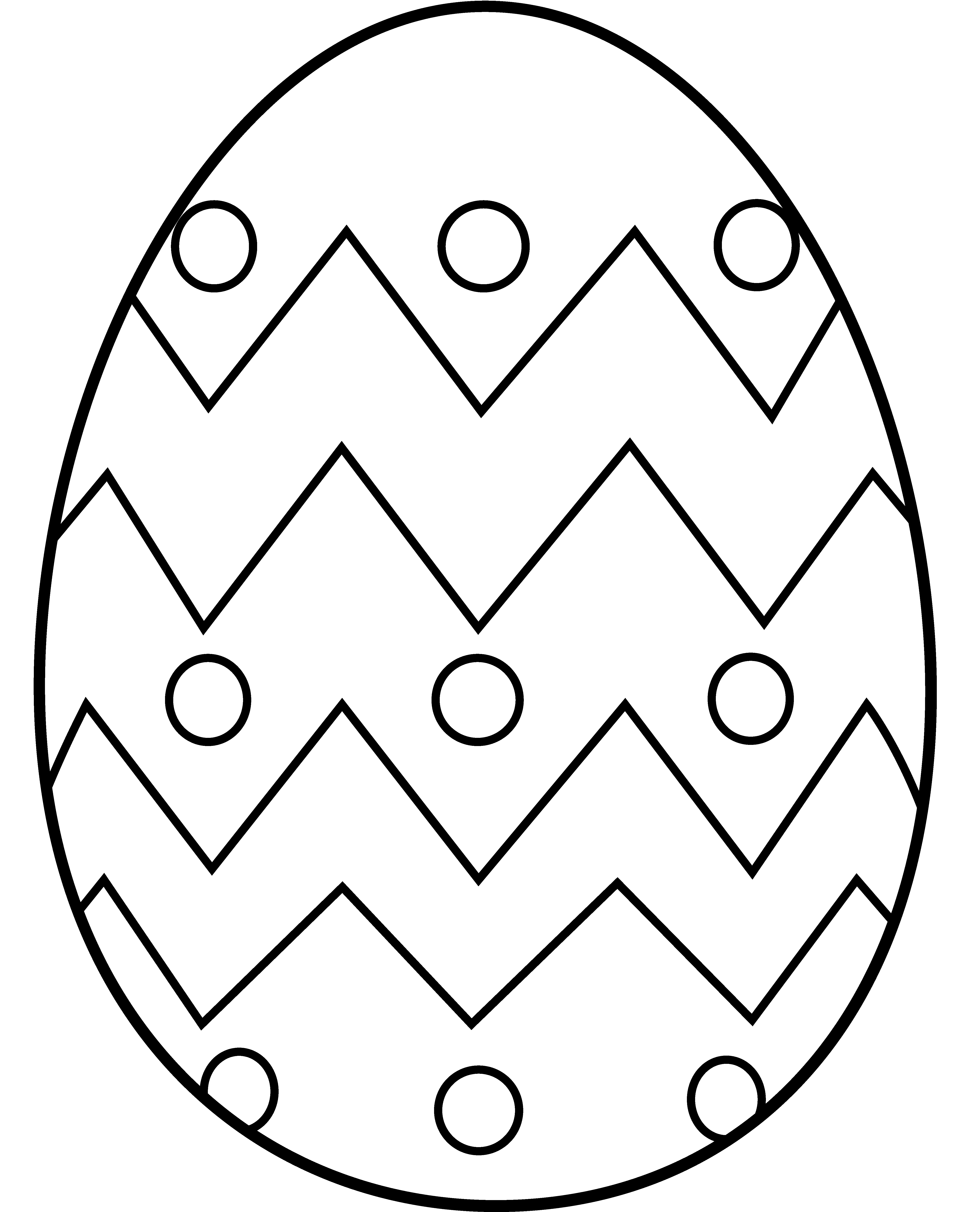 Coloring Easter Egg Clip Art