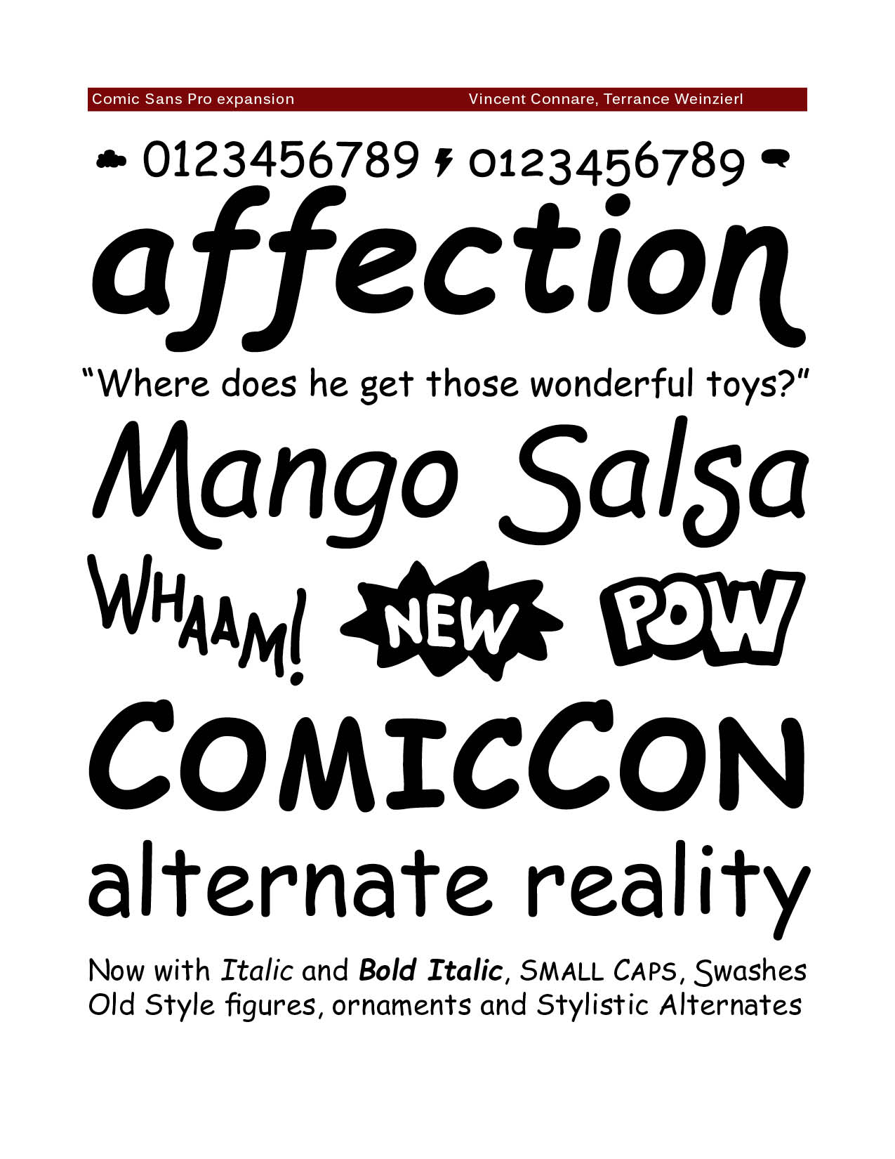Comic Sans Pro Font